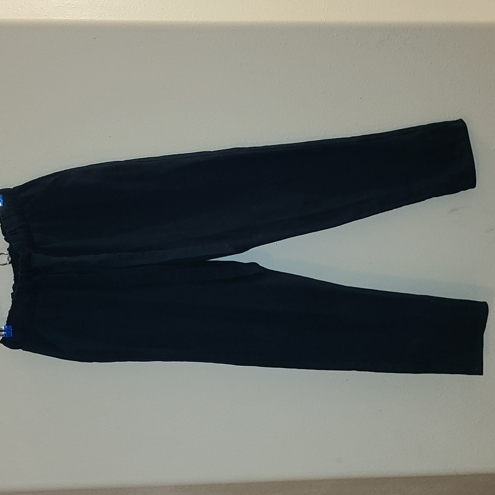 Navy linen blend pant size small